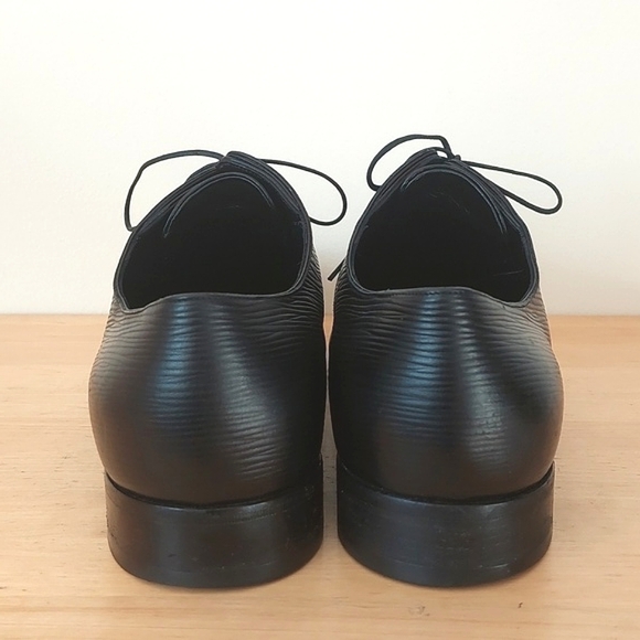 Louis vuitton black leather lace-up Oxford shoes - Picture 4 of 16